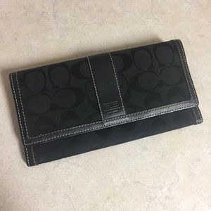 COACH Black Wallet